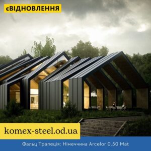 Фальц Трапеція Німеччина Arcelor 0.50 Mat