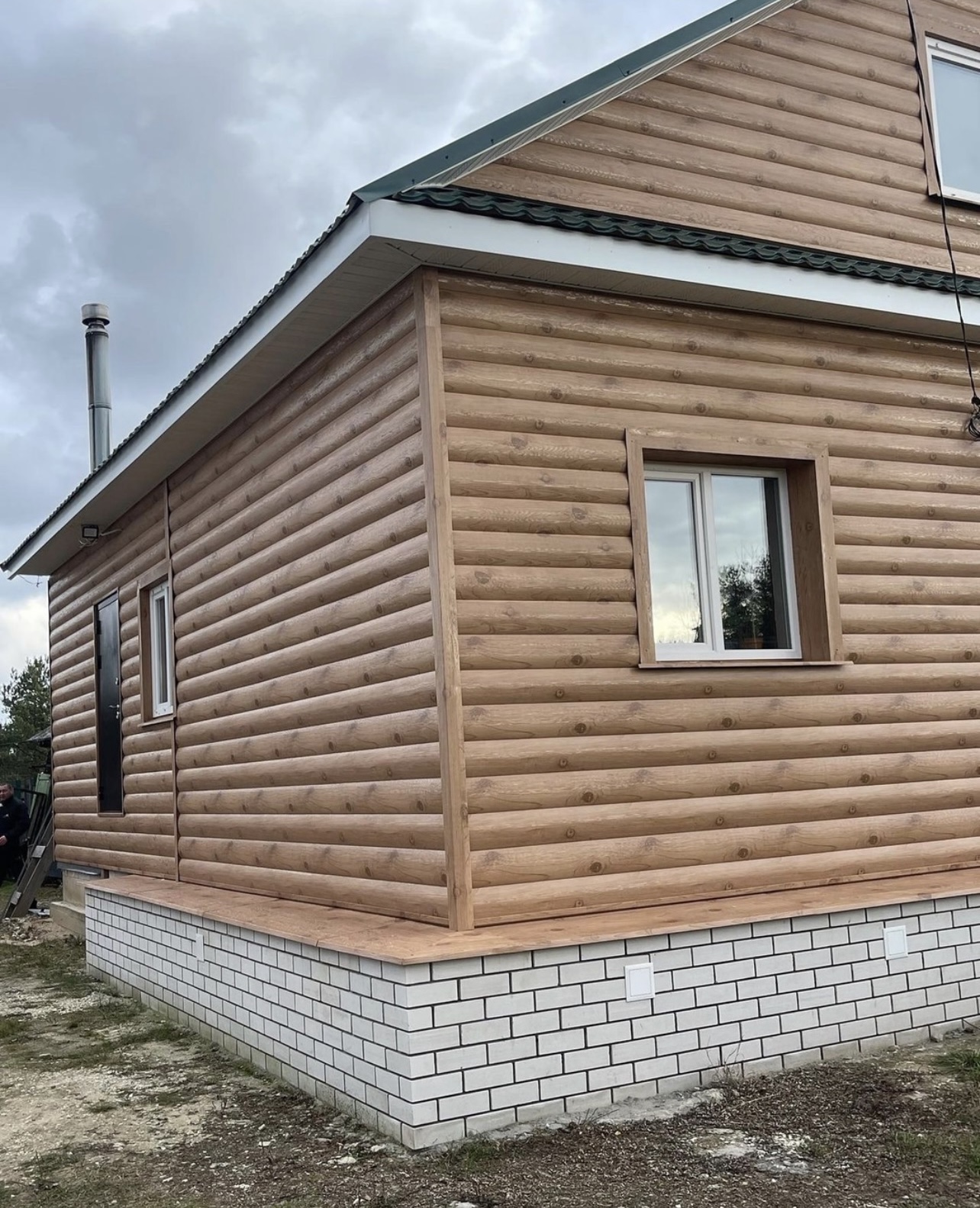 Фасадна панель Доска Металева Світле дерево - 0,45 Китай