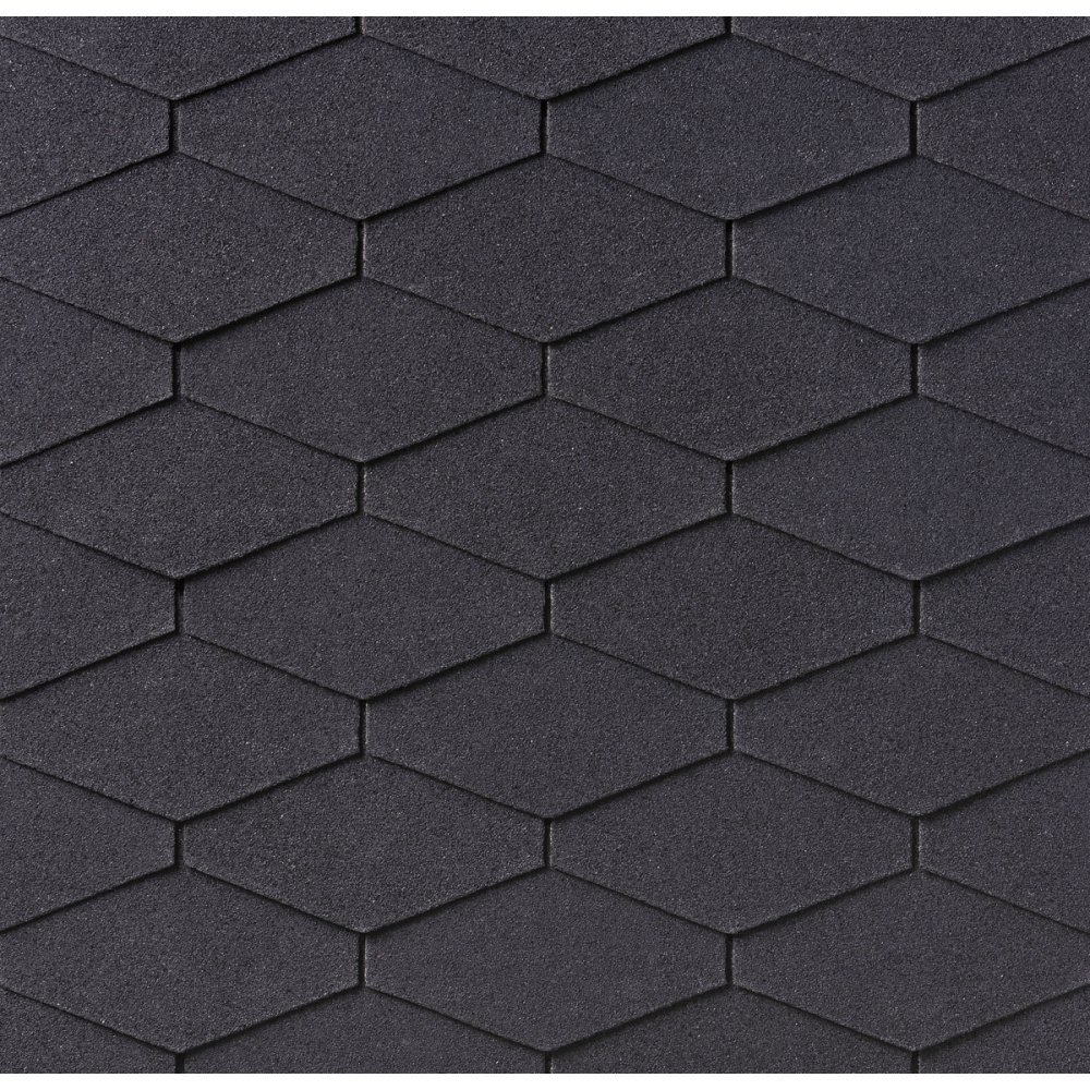 IKO DiamantShield™: 01 Black - Самоклеюча Бітумна черепиця