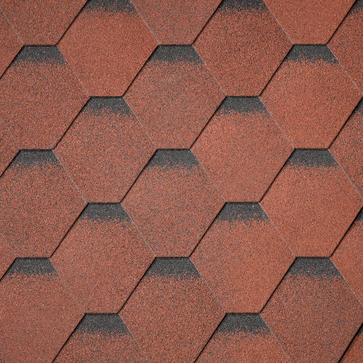 IKO Superglass™ HEX: 20 Tile Red Ultra - Бітумна черепиця