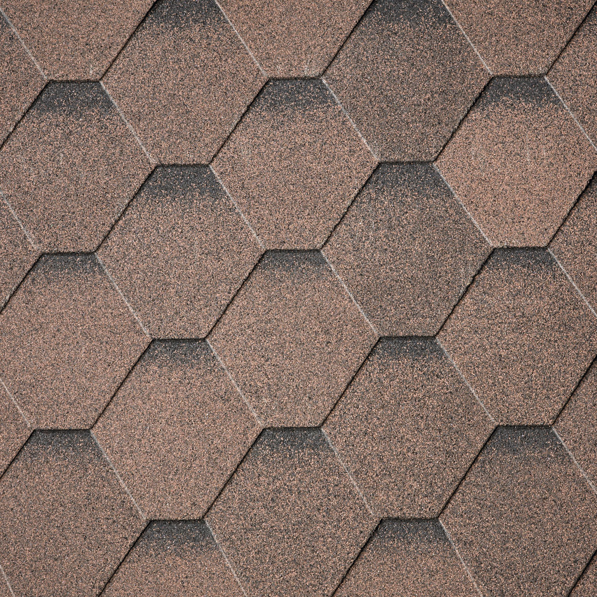 IKO Superglass™ HEX: 27 Dual Brown Ultra - Бітумна черепиця