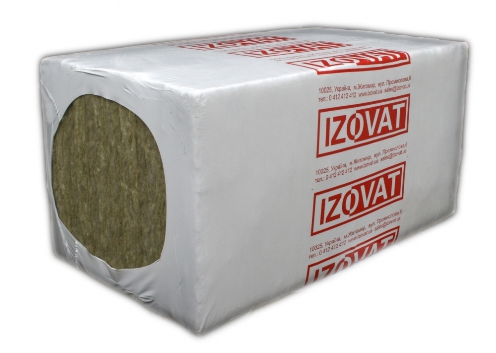 IZOVAT 100 Утеплювач фасадний – 1000*600*50 – базальтова вата
