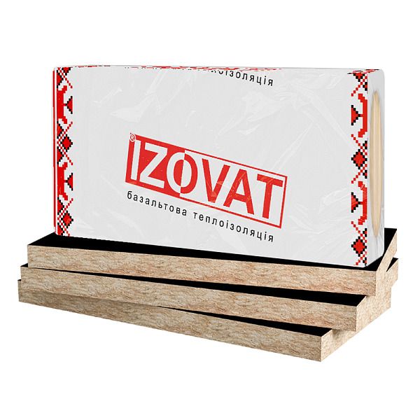 IZOVAT 135 - фасадний базальтовий Утеплювач - 1000*600*50
