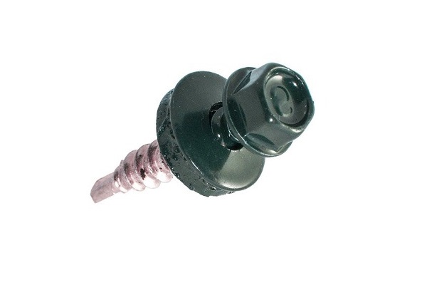 Саморіз по Металу 4,8*19 мм - RAL 6005